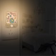 thumbnail image 2 of Yayeee 2-Pack Plug in LED Night Lights with Light Sensors Motion Detectors, Beige School, 2 of 7