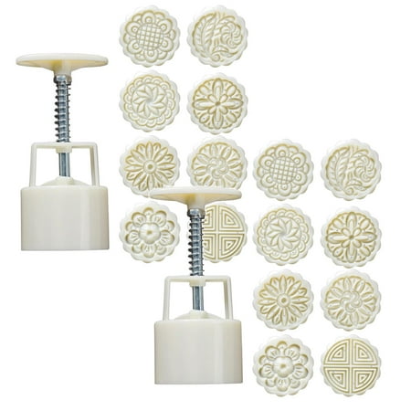 

Xubond Cake Pop Molds Molds Flower Mooncake Square Festival MidAutumn Powerful Circle DIY Traditional Cake Mould Cake Pop Mold White Cake Mold