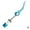 Blue, variant on Quick Release Seatpost Lever In Aluminum Alloy For Mtb Bikes Tool Height Adjustment For Enhanced Riding Comfort