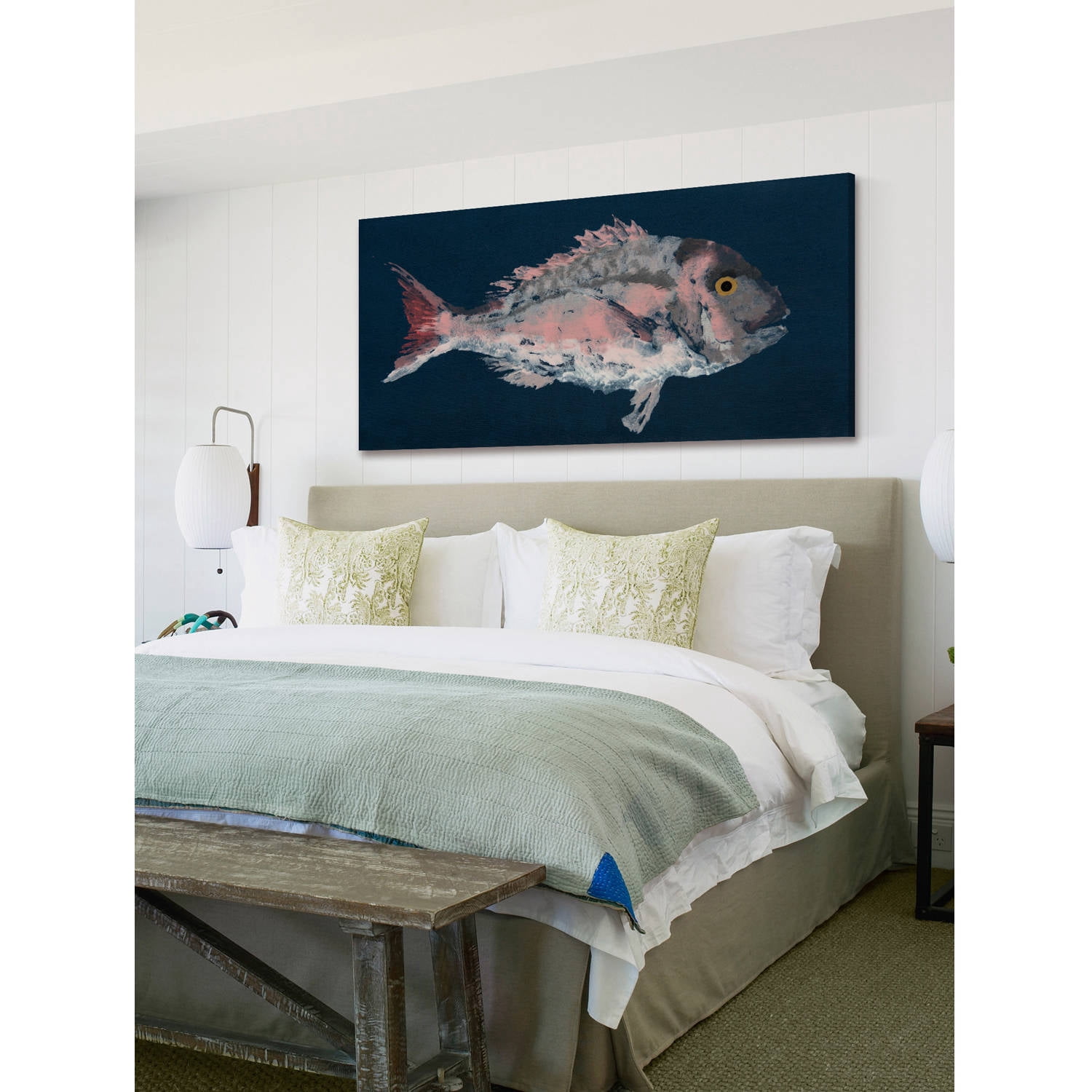 Marmont Hill 'Red Porgy' Painting Print on Wrapped Canvas