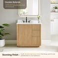 thumbnail image 5 of Clayton 36" Wood Vanity in Washed Light Brown Engineered Stone Top no Mirror, 5 of 18