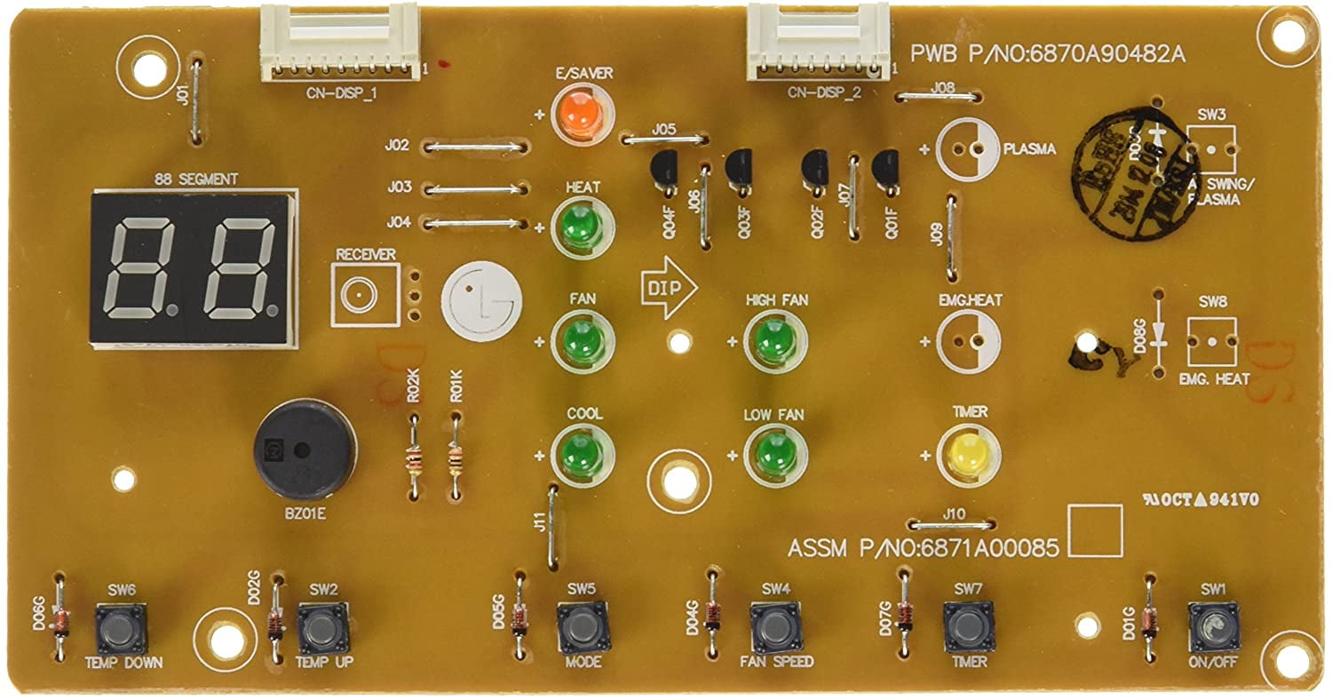 Genuine LG 6871A00085A Air Conditioner User Control and Display