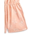 thumbnail image 3 of Wonder Nation Little Girls' Sleeveless Print Romper, Sizes 4-10, 3 of 3