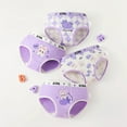 thumbnail image 4 of GYRATEDREAM Girls Soft Cotton Underwear Kids Comfort Panty Briefs Toddler Undies Teens Briefs Pack of 4 for 5-6 Years, 4 of 9
