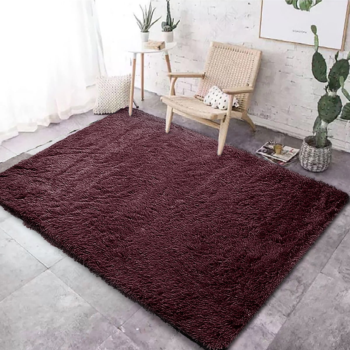 Children rug Kids Rugs Area Indoor Floor Carpets Soft Fluffy Shaggy 4 By 5 Feet 