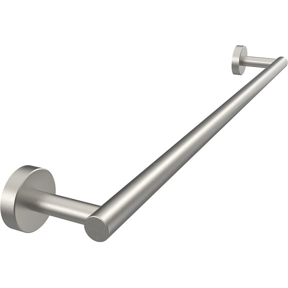 24-inch Wall Mounted Towel Bar for Kitchen and Bathroom, Brushed Gray, by RARXTR