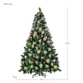 thumbnail image 5 of Árbol de Navidad Nevado 1.9m 900 Ramas Cerezas Pino Navideño Jardimex, 5 of 5
