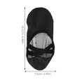 thumbnail image 2 of WASHWEPE 1Par Bailarinas De Ballet En PU Negro Para Mujer Con Transpirable Y Suela, 2 of 6