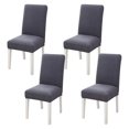 thumbnail image 1 of Stretch Dining Chair Covers - Chair Slipcovers For Dining Room - Set Of 4 - Home Restaurant, 1 of 5