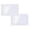 Clear*2Pcs, variant on Clear Self-Adhesive Index Label Pockets, Card Pockets With Top Open Loading, PVC Label Holders for Organizing Storage Bins, Library Card, Drawer, and Protecting Your Cards,1pc,6.5x4.92"