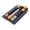 Yellow Black Blue, variant on Xirurus Wireless RGB Mechanical Numeric Keypad Hot Swappable Macro Programmable Numpad Joystick Knob Control Tri Mode 15 Key Keyboard for PC Laptop Black Red