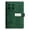 Green, variant on Leather Money Saving Planner 6 Rings Binder 45 Budget Pages Refillable Organiser Notebook for All