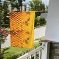 thumbnail image 5 of Easygdp Bees on Hive Honeycomb Garden Flag Yard Flag Welcome Flag, Double-Sided, Weather Resistant for Outdoor Decor - 28"x40", 5 of 9
