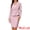 Pink, variant on DARING DIVA 2Pcs Women's Office Double Breasted Blazer Pencil Skirt Set XS Black