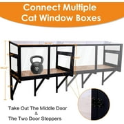Cat Window Box Window Perch Catio Outdoor Cat Enclosure Bug Proof Wire Grid