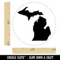 thumbnail image 2 of Michigan State Silhouette Self-Inking Rubber Stamp Ink Stamper - Red Ink - Medium 1 Inch, 2 of 7