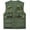 Army Green#09, variant on Rciityk Men's Fishing Vests Summer Outdoor Lightweight Work Photography Journalist Travel Vests Solid Zipper V-neck Vests Tops with Pockets