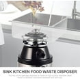 thumbnail image 3 of 3/4 HP Under Sink Garbage Disposal - 2800 RPM Kitchen Food Waste Disposer with Plug and Safety Features, 3 of 9
