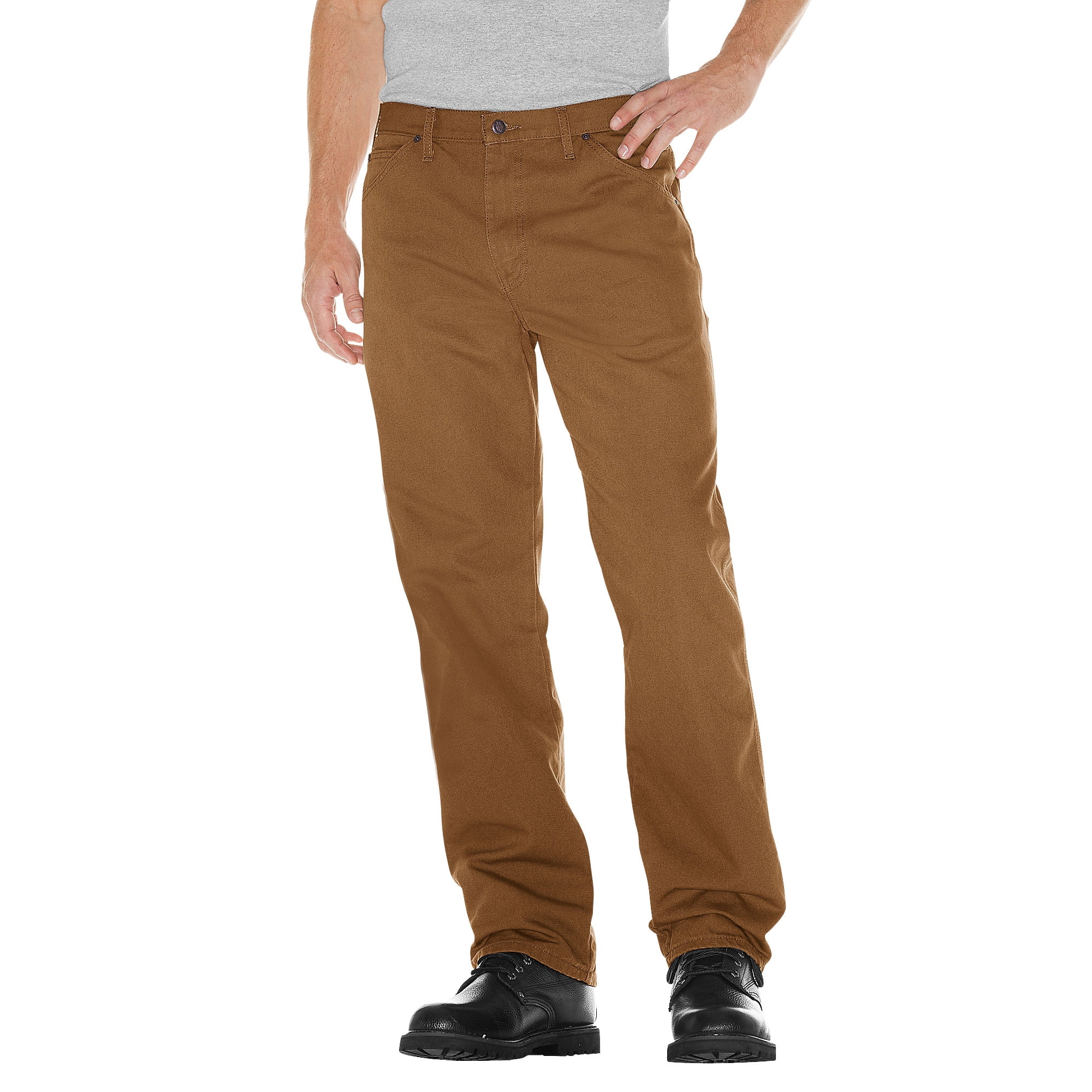 Dickies Mens Relaxed Fit Straight Leg Carpenter Duck Jeans, 40W