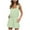Green, variant on Aofany Women's 2 Piece Suits Square Neck Sleeveless Tank Tops with Shorts Casual Set Women's Summer Loungewear Sets Beach Outfits