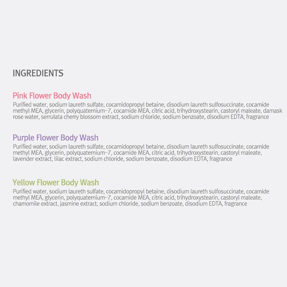 SHOWERMATE Flower Perfume Body Wash 31.7 fl oz, 900 ml (Yellow - Freesia & Jasmine)