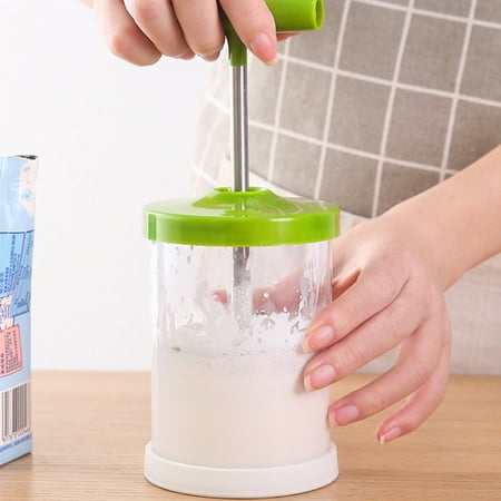 

Bobasndm Egg Whisk Convenient Hand Pump Milk Coffee Frother Multipurpose Stirring for Home