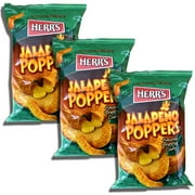 Herr's Herr's Jalapeno Poppers Cheese Curls | 3 Big 6 oz. Bags