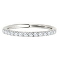 thumbnail image 3 of Aonejewelry 0.25 Ct Round Diamond Hand-Crafted Wedding Band In 14K Solid White Gold, 3 of 4
