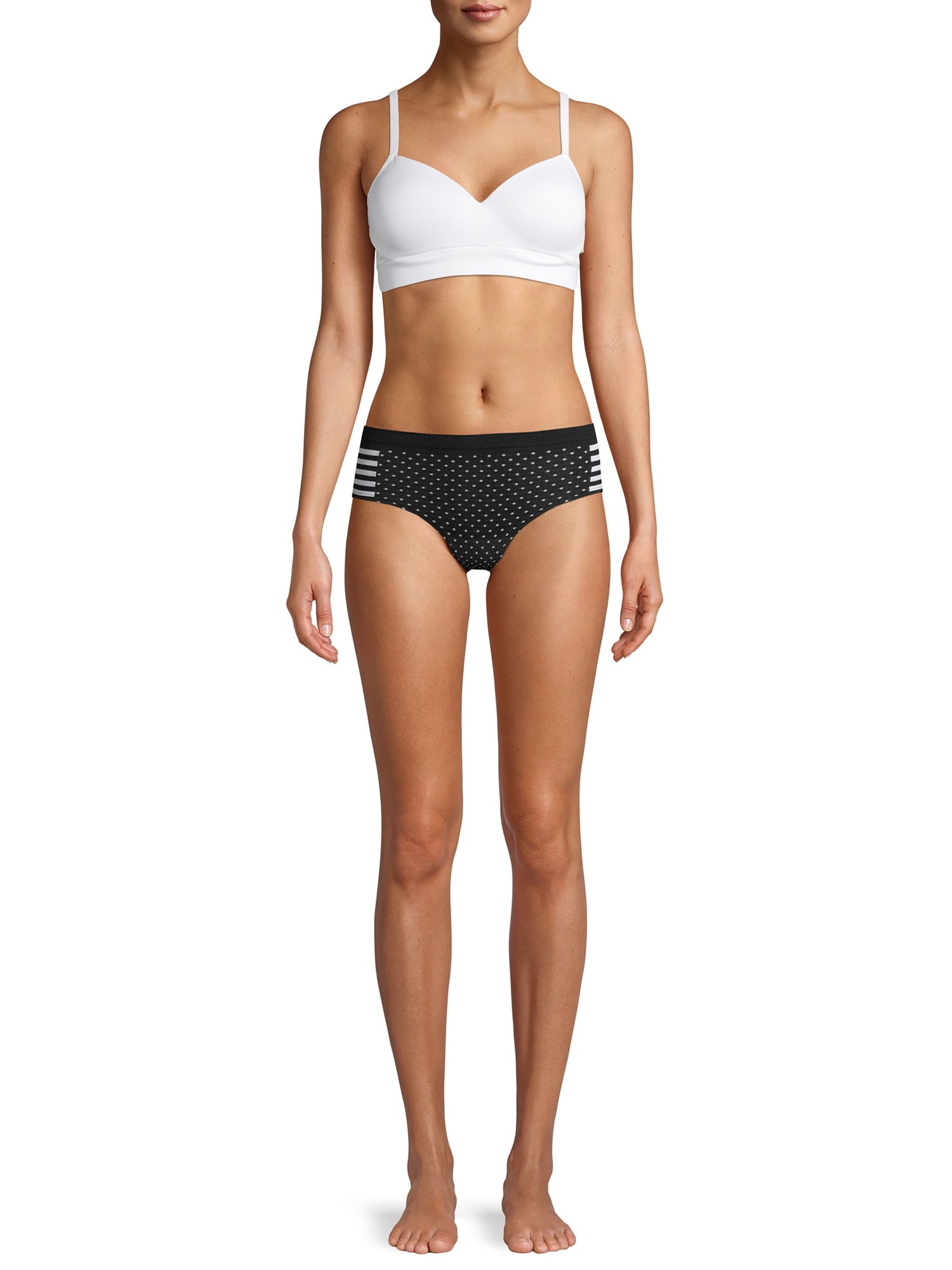 No Boundaries Seamless Wireless Bras, 2-Pack, Women's