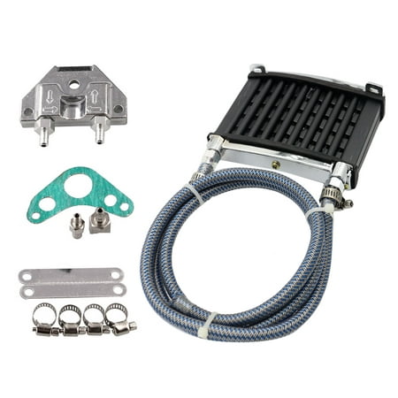 Universal Motorcycle Engine Oil Cooler Cooling Radiator For 50cc 70cc 90cc 110cc 125cc Dirt Pit Bike