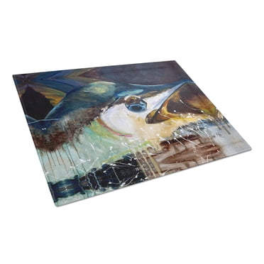 Caroline's Treasures 8818DDM Tapis égouttoir à Vaisselle Bleu