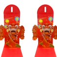 thumbnail image 4 of HILABEE 5 Pieces Chinese Lunar New Year Red Envelopes Hong Bao Cash Envelopes Hongbao Red Packet Bag for Birthday Gift Party Supplies B, 4 of 8