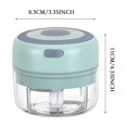 thumbnail image 2 of EIGTHTAIL Electric Mini Garlic Chopper Portable Food Processor Vegetable Chopper Onion Mincer Cordless Meat Grinder With USB Charging For Vegetable Pepper Onion Baby Food Seasoning Nut, 2 of 3