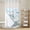 Blue, variant on Beige Cartoon Cats No Hook Shower Curtain with Snap in Liner, Waterproof Fabric Shower Curtains, Cute Cats Sleeping Dreams Clouds Shower Curtain Set Top See Through for Bathroom 36"x78"