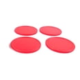 thumbnail image 2 of SHISUYAN Rondelles de Air Hockey en Plastique Rouges 8 Pcs Mini pour Amateurs de Sports, 2 of 8