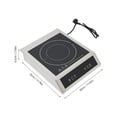 thumbnail image 2 of 200-1800W Intelligent Induction Cooktop,Countertop Cooker Burner Stove Hot Plate, 2 of 12