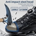thumbnail image 3 of Men Steel-Toe Work Safety Boots Rotating Buckle Design Indestructible Work Shoes, 3 of 8