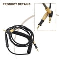thumbnail image 4 of Cable de nylon trenzado Disfrute para auriculares K450 Q460 con micrófono, 4 of 12