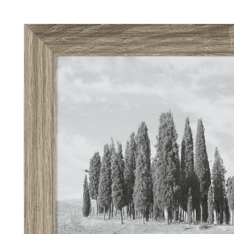 Mainstays 4x6 Traditional Gallery Wall Picture Frame, Rustic Gray, Set of 4