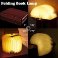 thumbnail image 7 of Wooden Book Light, Upgraded 5 Colors Creative LED Book Night Light USB Rechargeable Magnetic Folding Mood Light for Home,Office,Library Decor Gift, 7 of 7
