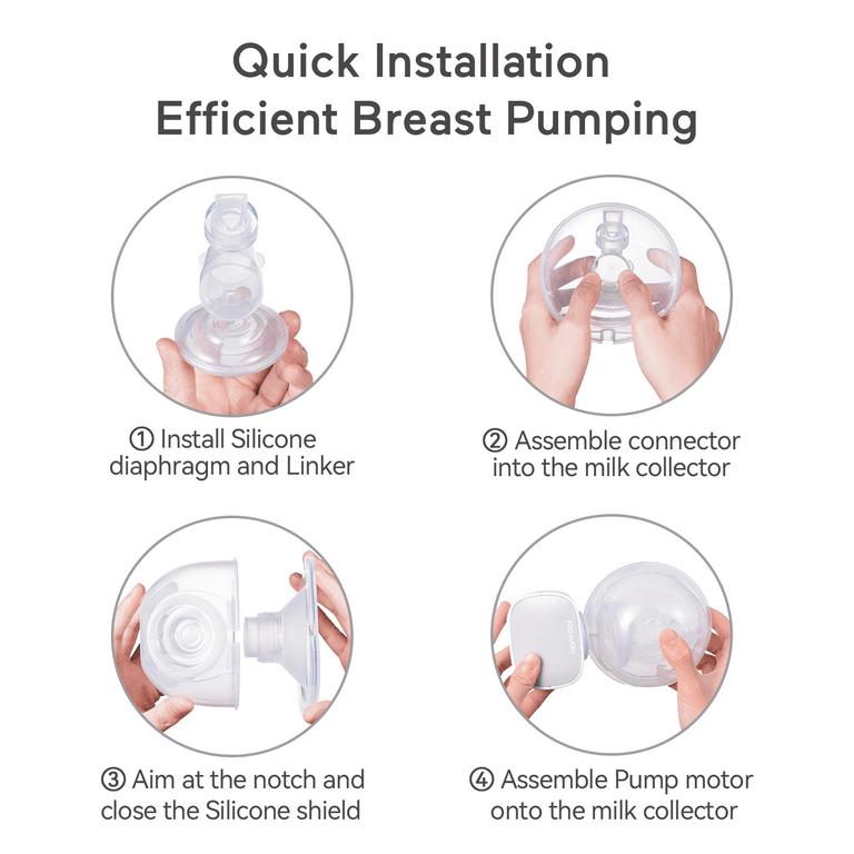 Momcozy Double Wearable Breast Pumps S9, Portable Electric Breast
