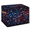 Multicolor 1, variant on ADECORIVY Red Blue Stars Fabric Storage Bin with Lid, Foldable Storage Box Decorative Cube Organizer Basket for Closet Shelf Organizing Clothes