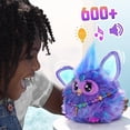 thumbnail image 4 of Furby Purple, 15 Fashion Accessories, Interactive Plush Toys for 6 Year Old Girls & Boys & Up, Voice Activated Animatronic, 4 of 5