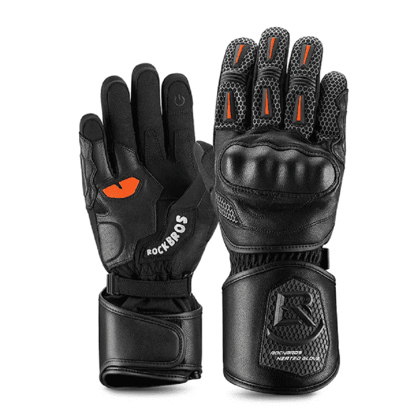 ROCKBROS Men’s Cold Weather Winter Motorcycle Gloves – Warm Touchscreen Compatible for Riding
