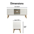 thumbnail image 4 of Elle Decor Aurie Media Console in French White, 4 of 5