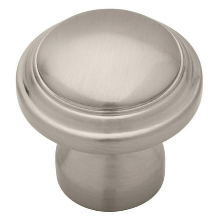 Knot Template - P22226V-SN-C7 32mm Domed Raised Panel Kitchen Cabinet Hardware Knob, For Easy Installation, Installation Template Sold Separately (AN0191C-G-Q1) By Brainerd Ship from US