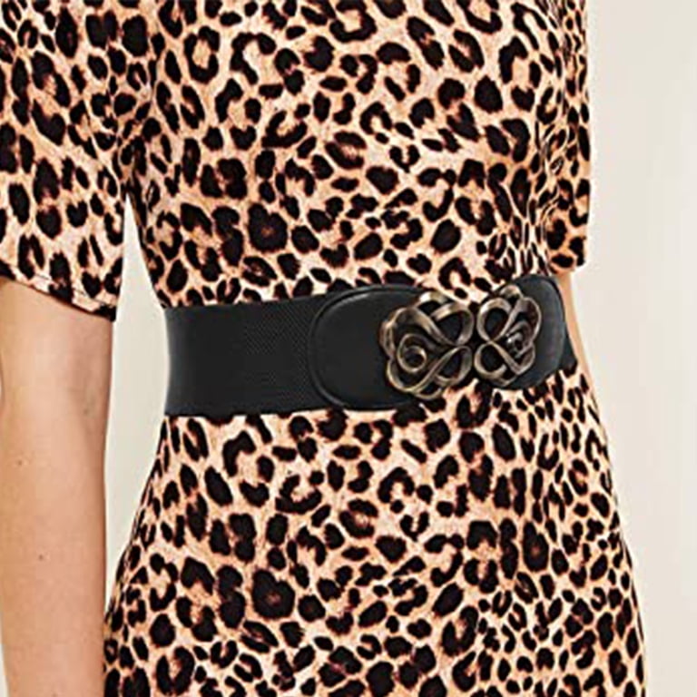 1 pcs Women Stretchy Vintage Dress Belt Elastic Waist Cinch 