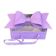 thumbnail image 2 of Caja vacía de San Valentín con tapa transparente, papel impreso, para envolver regalos y dulces. Violeta, 2 of 7