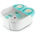 Belmint Foot Spa Massager with Heat & Bubbles Vibration, Anti Slip Rubber Feet, Massage Rollers