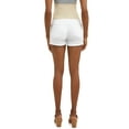 thumbnail image 3 of Oh! Mamma Maternity Full Panel Twill Shorts - Available in Plus Sizes, 3 of 4